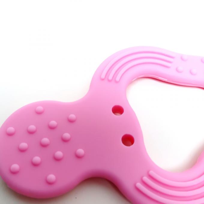 Tear Strength 3 Month Baby Silicone Teether 0