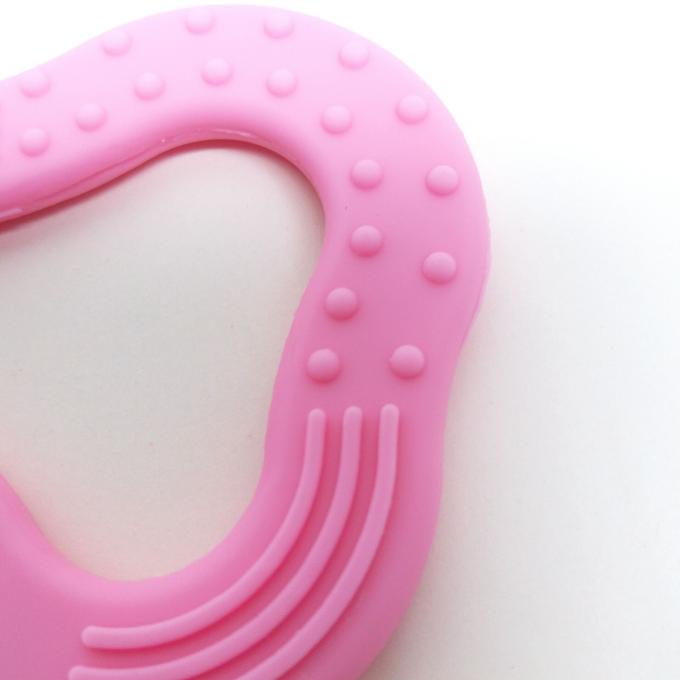 Tear Strength 3 Month Baby Silicone Teether 1
